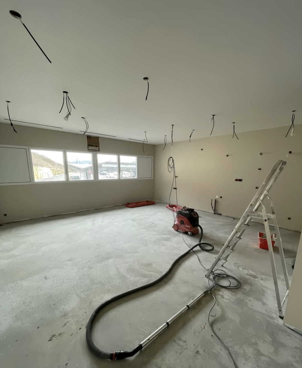 Chantier de peinture — préparation avant finitions — Neo Façades & Finitions